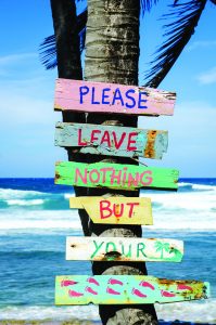 Barbados tree sign