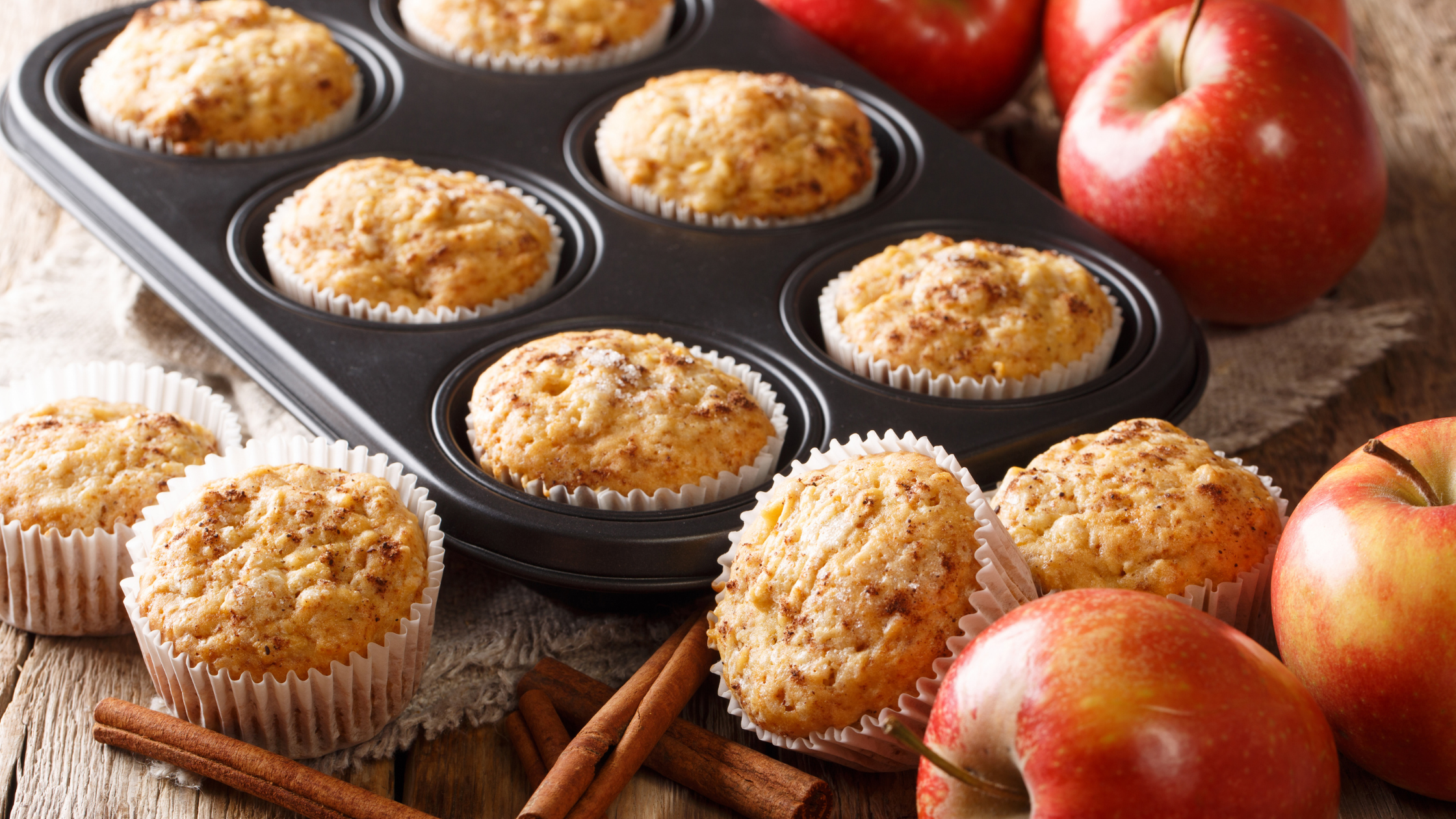 Apple & Cheddar Muffins Packed with Protein - 55+ Life