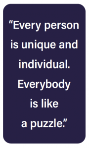Everybody is like a puzzle quote