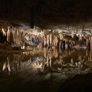Reflection pool in caverns