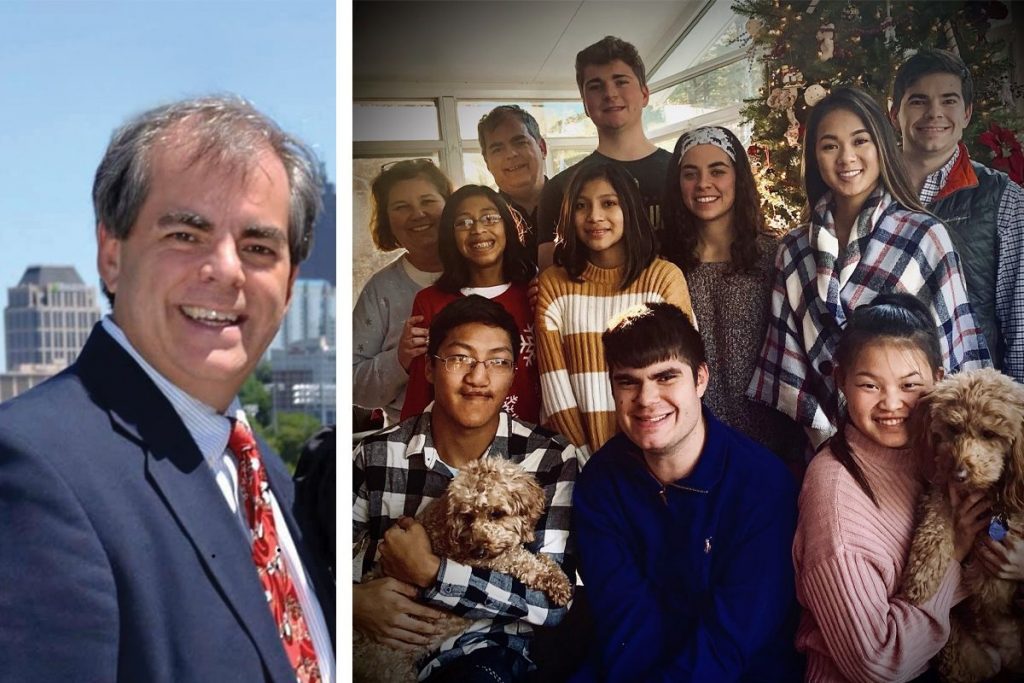 Clark Perkett and family