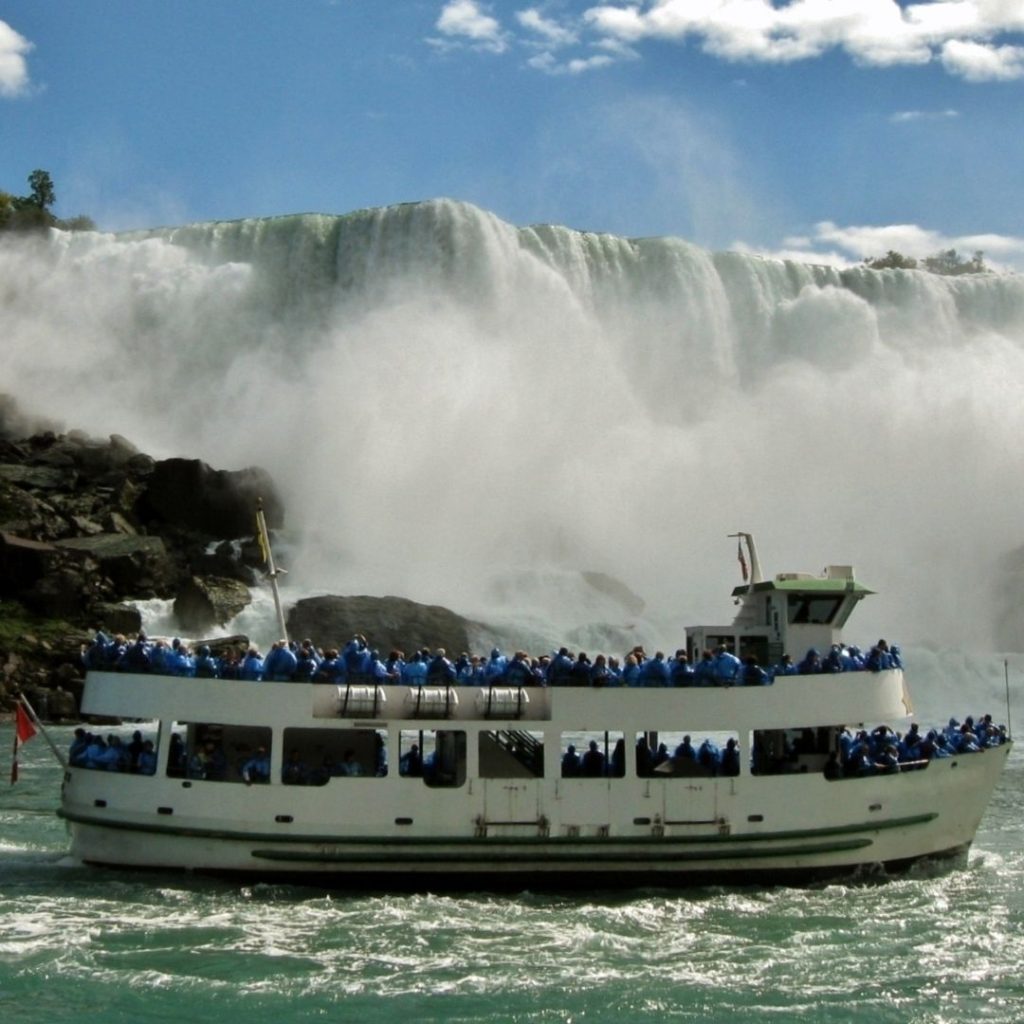 Maid of the MIst boat ride at Niagara Falls