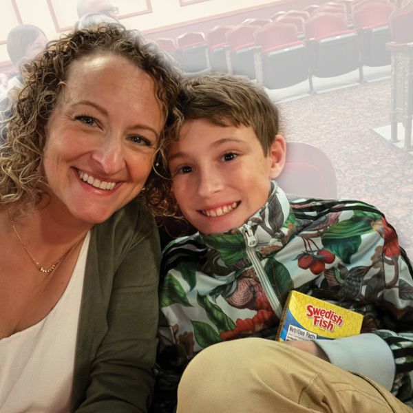 One of writer Caitlin Manner's gifting experiences with her son, Logan, involved tickets to the "Wait Wait ... Don't Tell Me!" show.
