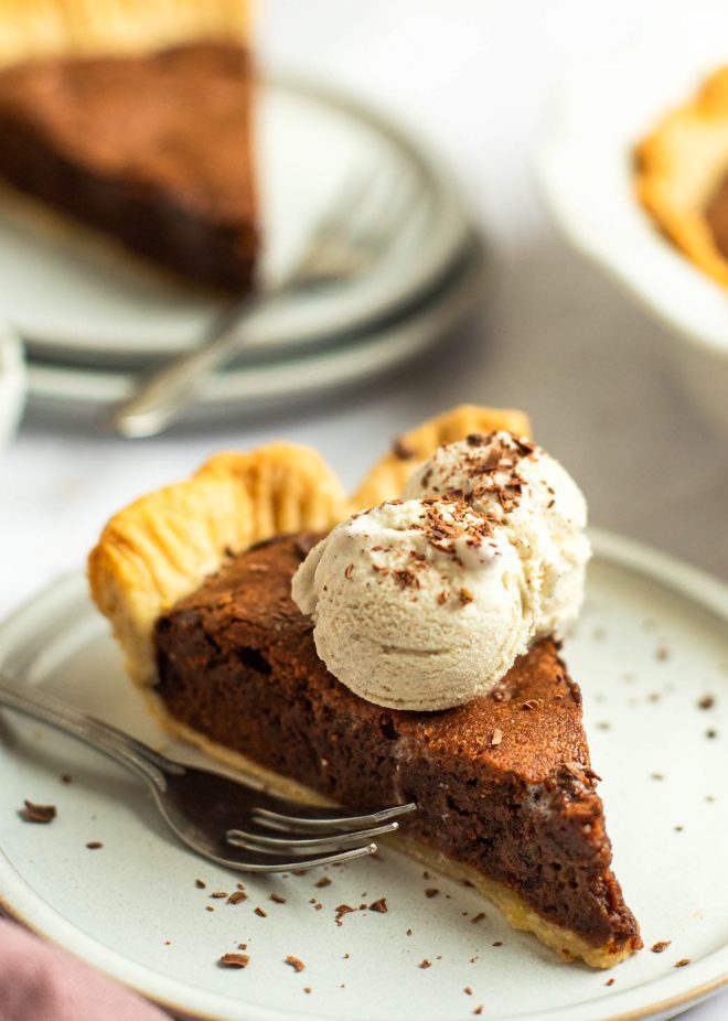 brownie pie with ice cream courtesy of 