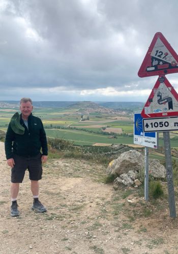 Patrick DeVaney, Camino de Santiago pilgrim