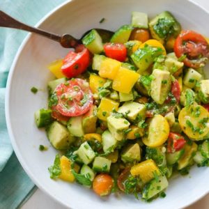 Summer Avocado Salad. Image courtesy of Once Upon a Chef