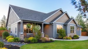 Cottage style elevation of New Era home - recommended design for multigenerational living 
