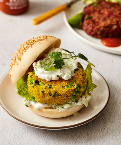 Delicious crispy vegan quinoa cakes