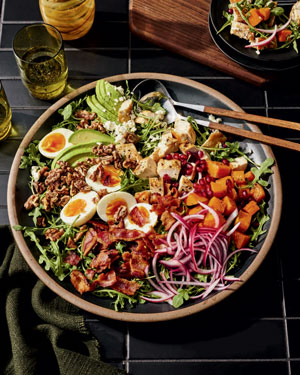Harvest Cobb Salad with Maple-Dijon Dressing